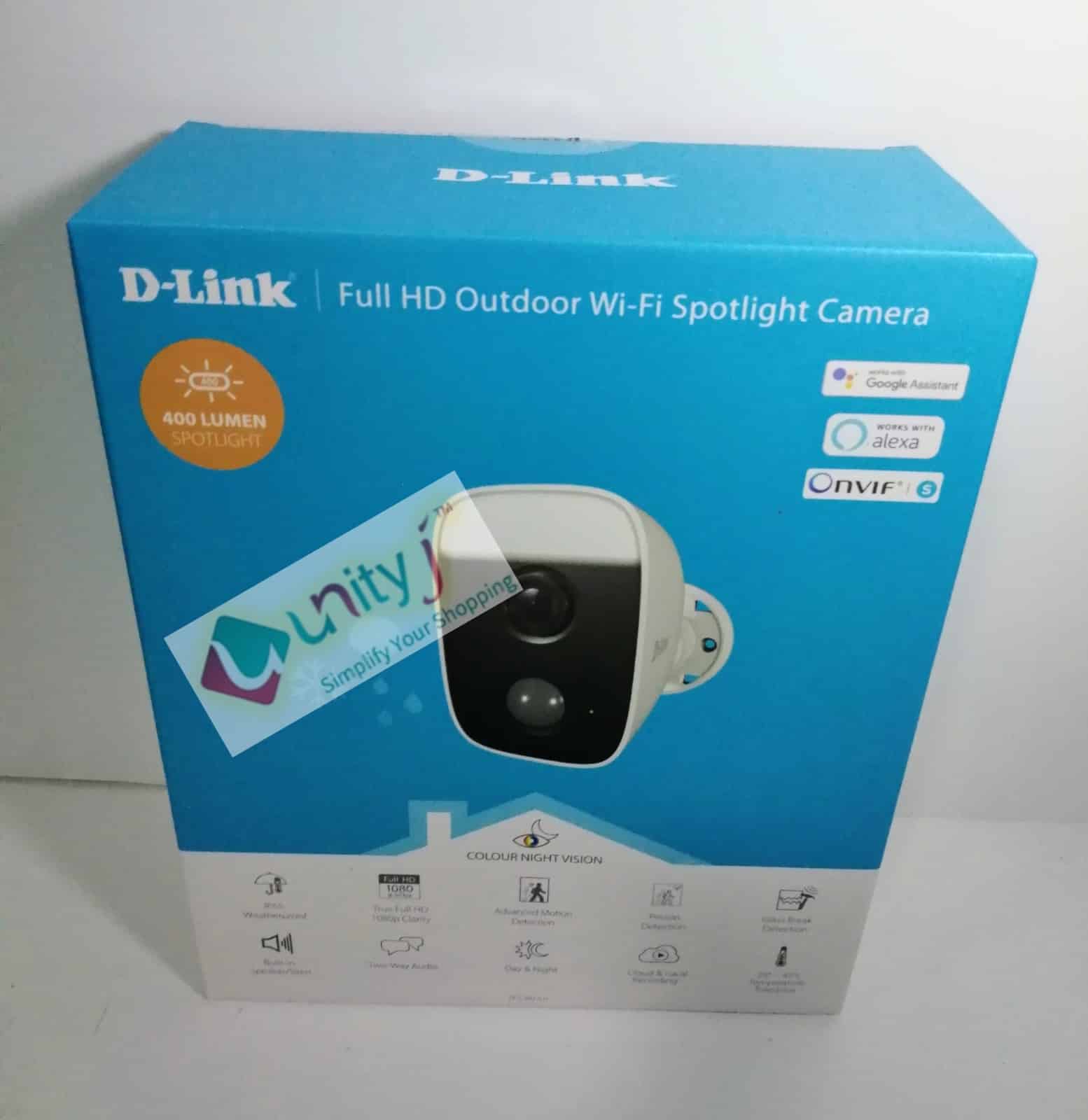 D Link DCS 8627LH Mydlink Full HD Outdoor Wi Fi Spotlight Camera With