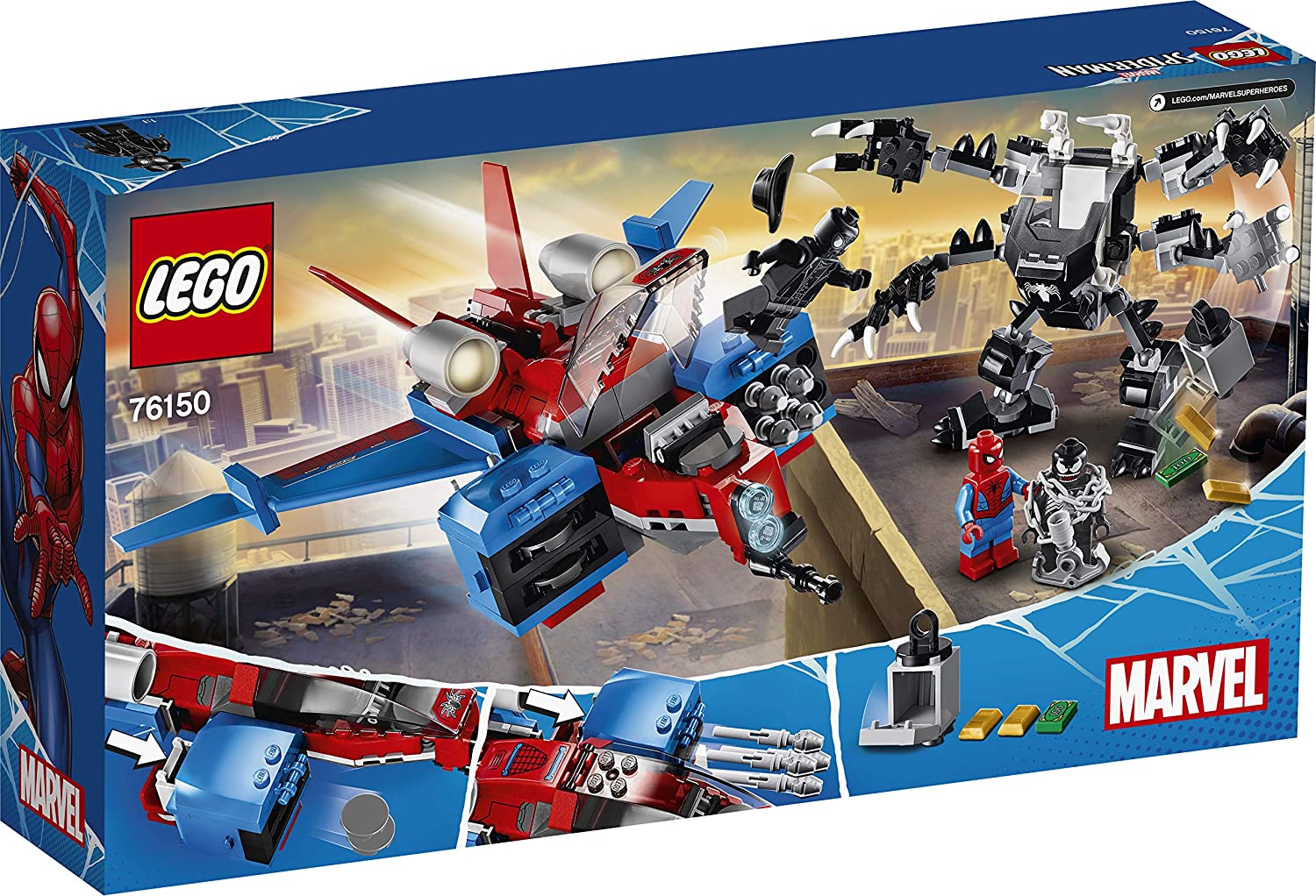 spiderman jet lego