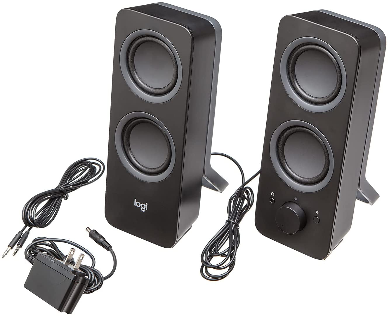 Logitech Z207 Wireless Bluetooth Pc Speakers Stereo Sound 10 Watts Peak Power 35mm Audio 1196