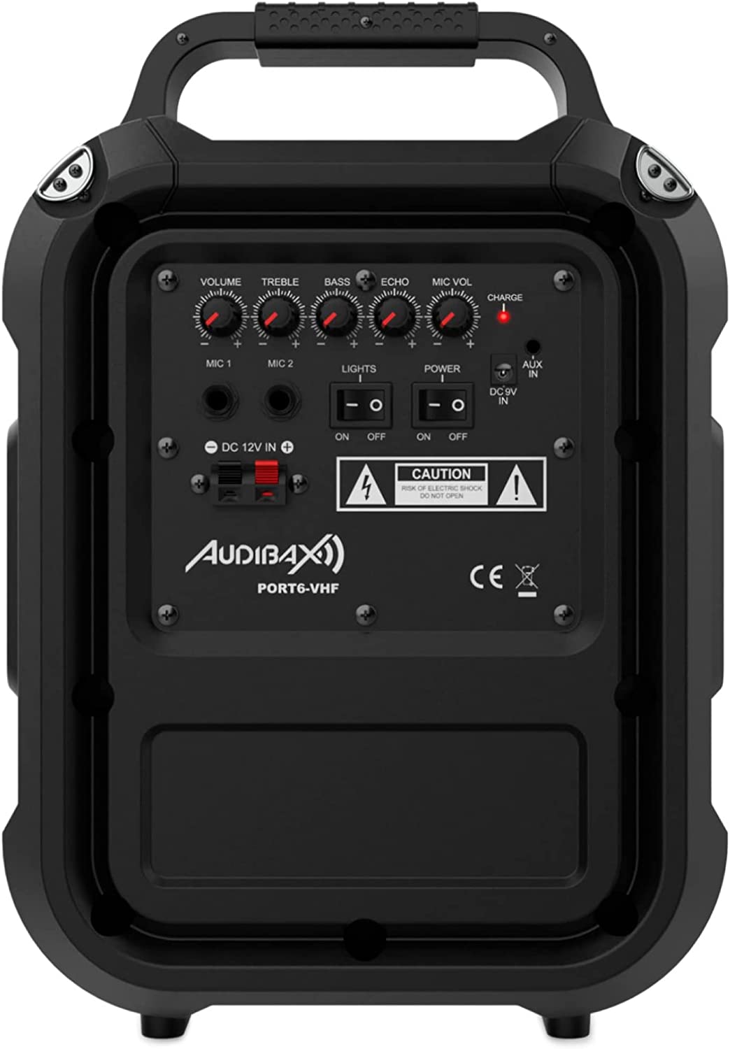 Audibax | Combo Port6 VHF Bluetooth System | Bluetooth Speaker With USB ...