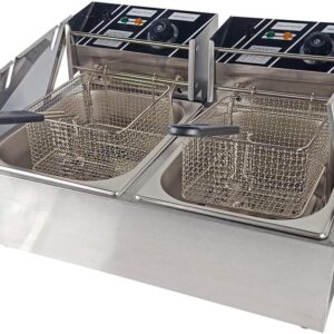 Unityj Uk Kitchen Appliances MEQATS Commercial Deep Fryer 1430