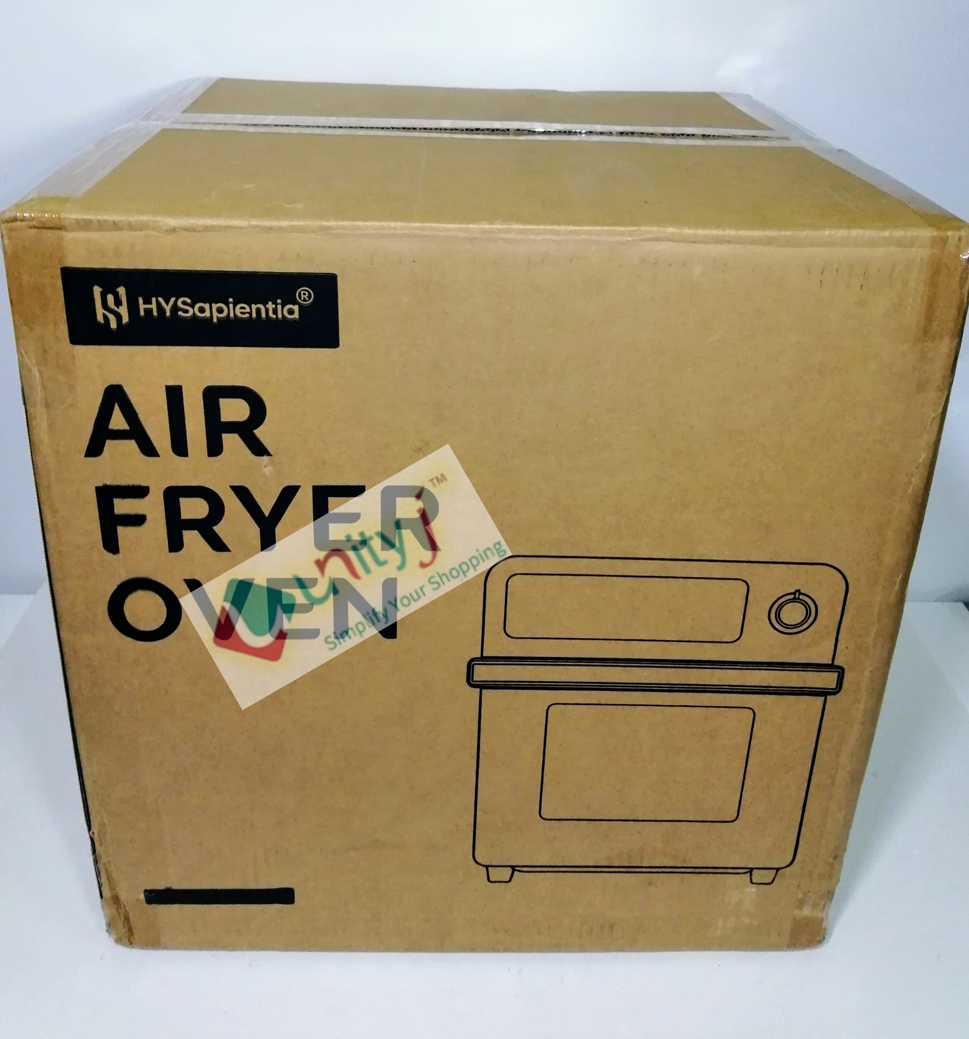 Hysapientia 15l Large Air Fryer Oven With Rotisserie For Family Digital 