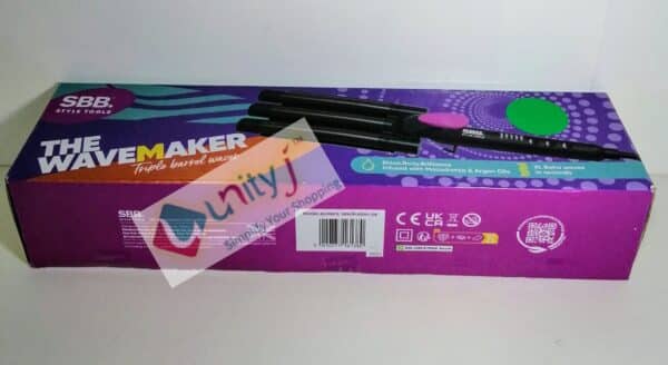 SBB The Wavemaker Triple Barrel Waver For All Hair Types, Beach Waver ...