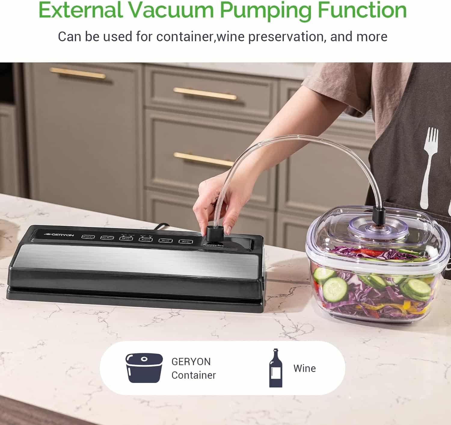 Vacuum deals sealer Geryon with extra sealer bags