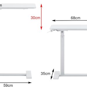 Unityj Uk Computers LeChamp Over Bed Desk With Wheels 1 1756